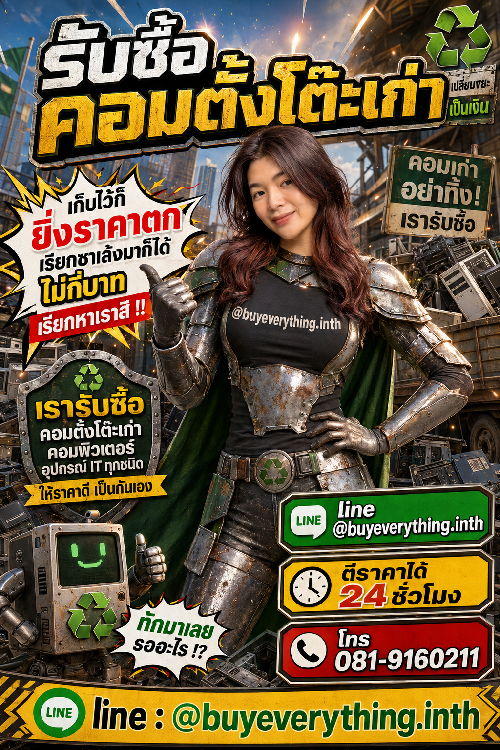 รับซื้อซากคอมพิวเตอร์ เก็บไว้ราคาตก เรียกเราเปลี่ยนเป็นเงิน