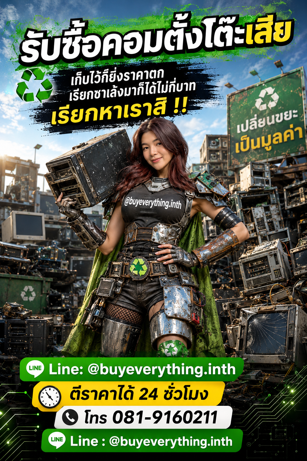 รับซื้อซากคอมพิวเตอร์ เก็บไว้ราคาตก เรียกเราเปลี่ยนเป็นเงิน