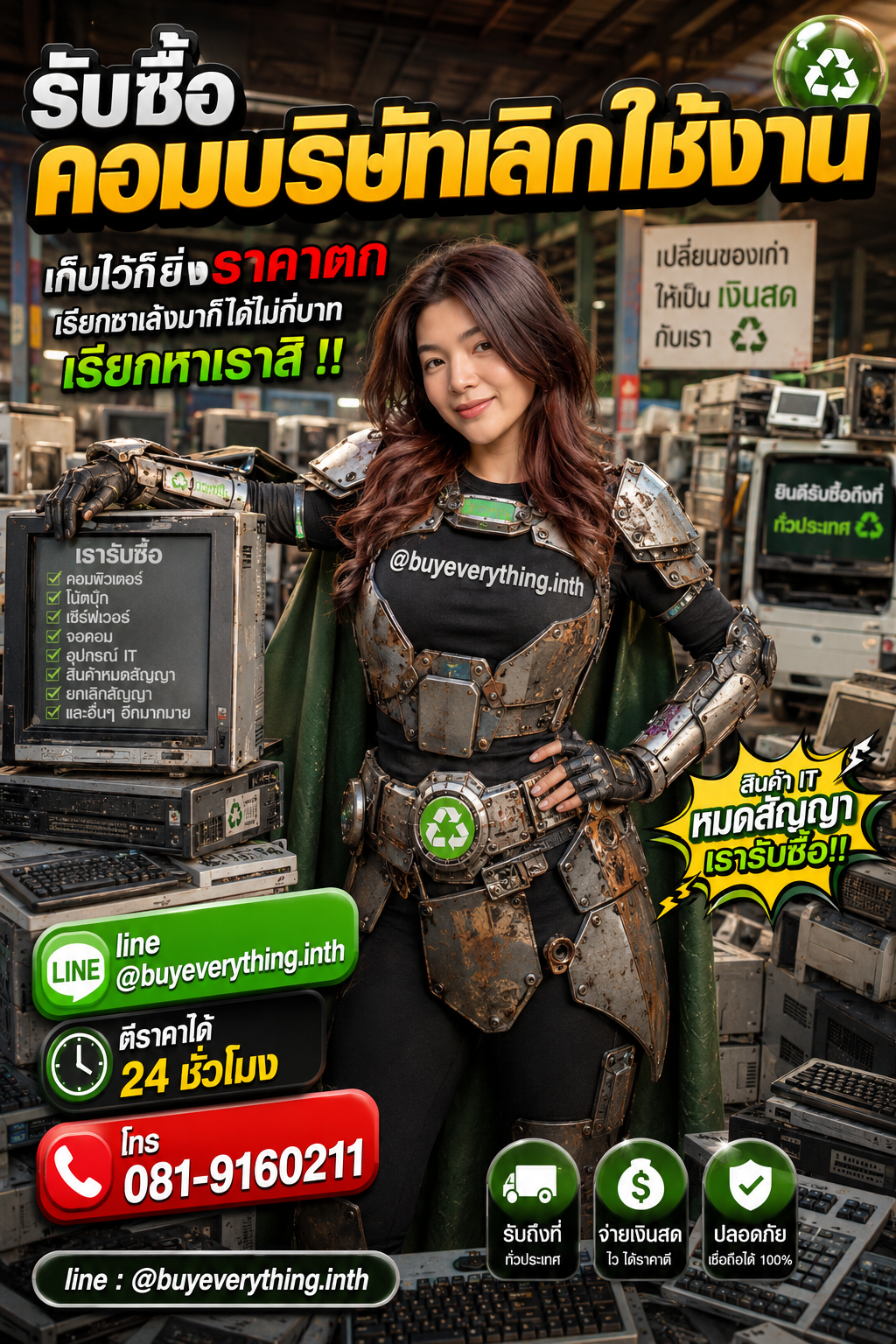 รับซื้อคอมบริษัทเลิกใช้งาน เก็บไว้ราคาตก เรียกเราเปลี่ยนเป็นเงิน