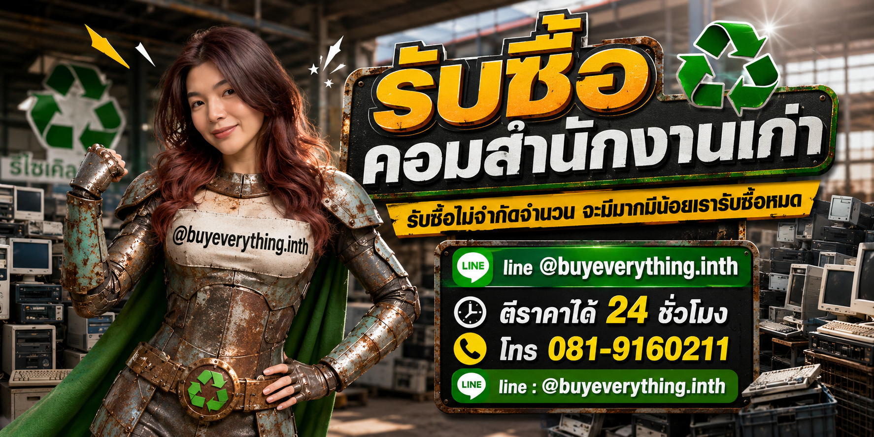 รับซื้อคอมสำนักงานเก่าจำนวนมาก มีมากมีน้อยรับซื้อหมด