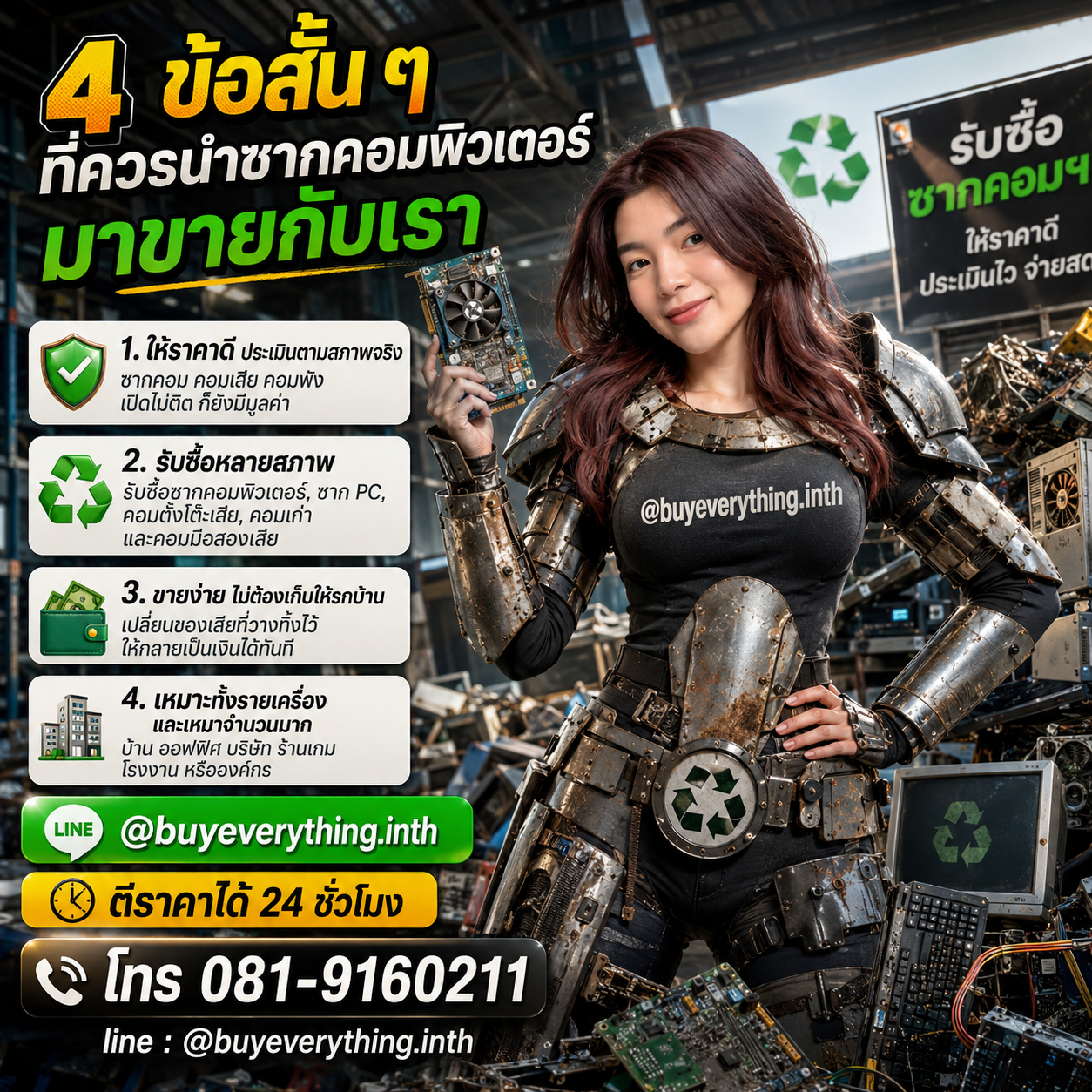 4 ข้อสั้น ๆ ที่ควรนำซากปริ้นเตอร์มาขายกับเรา