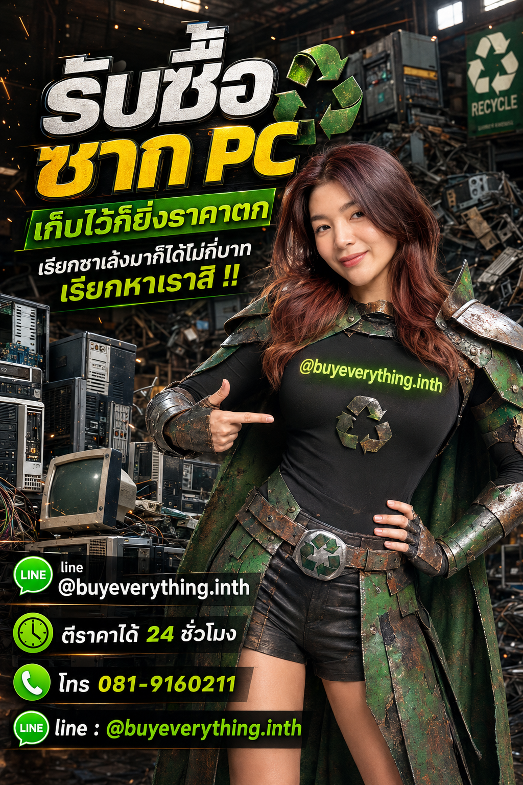 รับซื้อซาก PC เก็บไว้ราคาตก เรียกเราเปลี่ยนเป็นเงิน