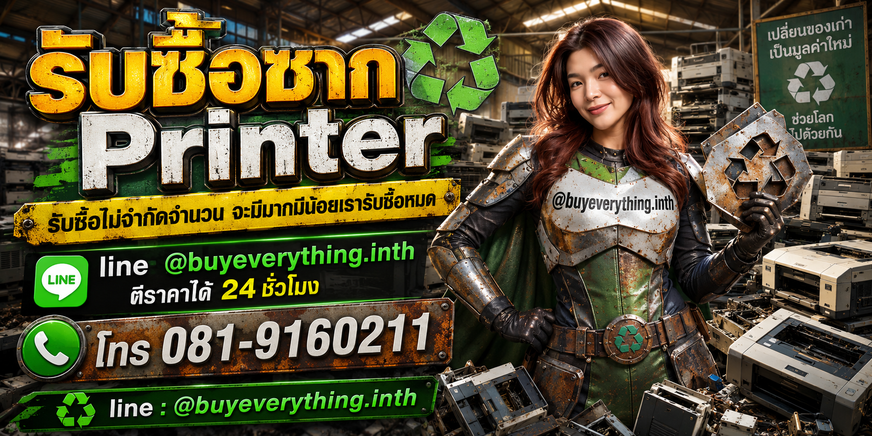 รับซื้อซาก Printer รับซื้อไม่จำกัดจำนวน มีมากมีน้อยรับซื้อหมด
