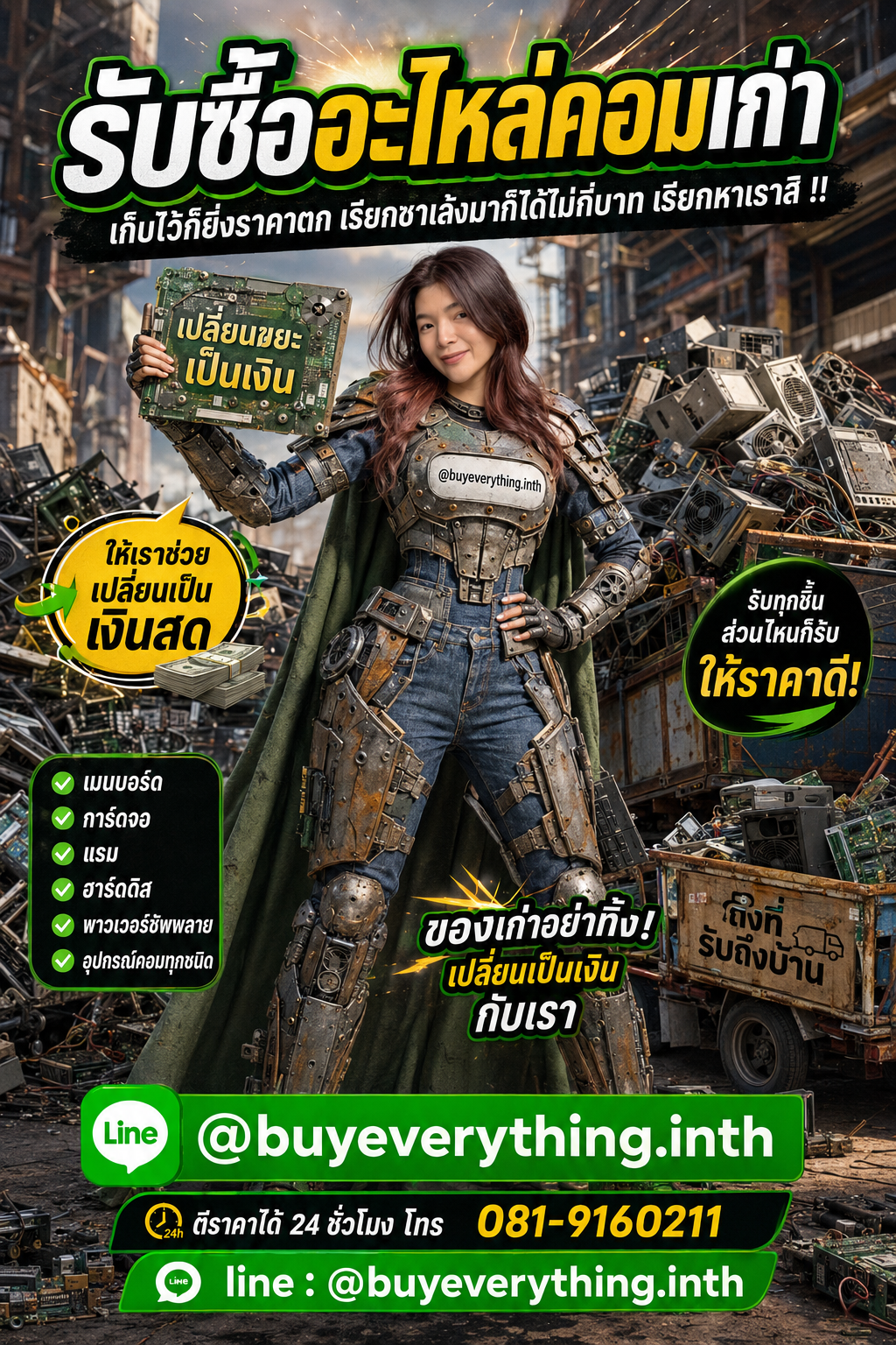 รับซื้ออะไหล่คอมเก่า เก็บไว้ราคาตก เรียกเราเปลี่ยนเป็นเงิน