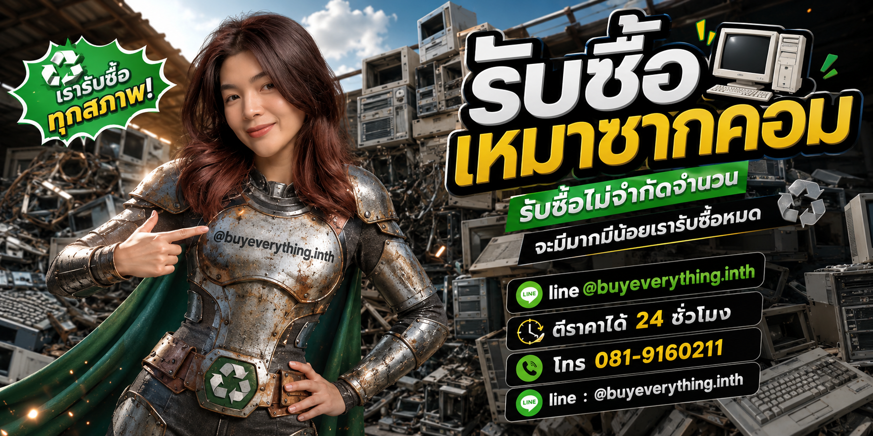 รับซื้อเหมาซากคอม รับซื้อไม่จำกัดจำนวน จะมีมากมีน้อยเรารับซื้อหมด