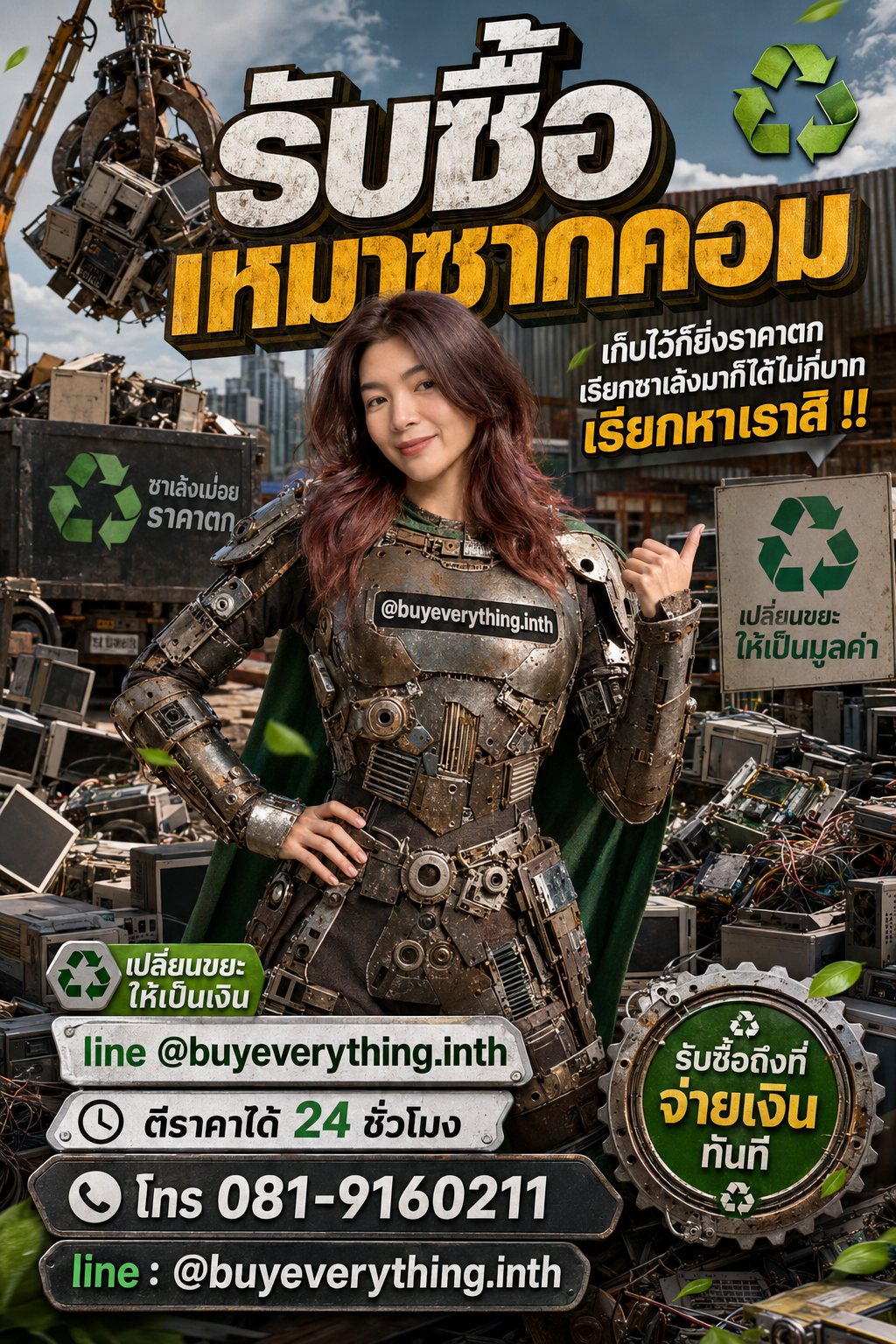 รับซื้อเหมาซากคอม เก็บไว้ราคาตก เรียกเราเปลี่ยนเป็นเงิน